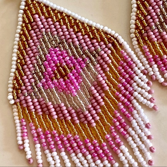 🌺🎉HP🎉🌺 NWT Deepa Gurnani Beaded Diamond Fringe Chandeliers - Picture 11 of 16
